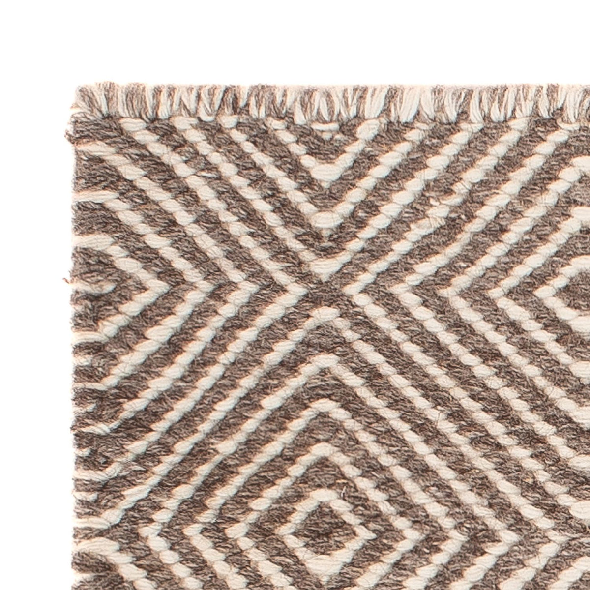 Alfombra Kelim - Tendencia cuadrado  - 45 x 45 cm - multicolor