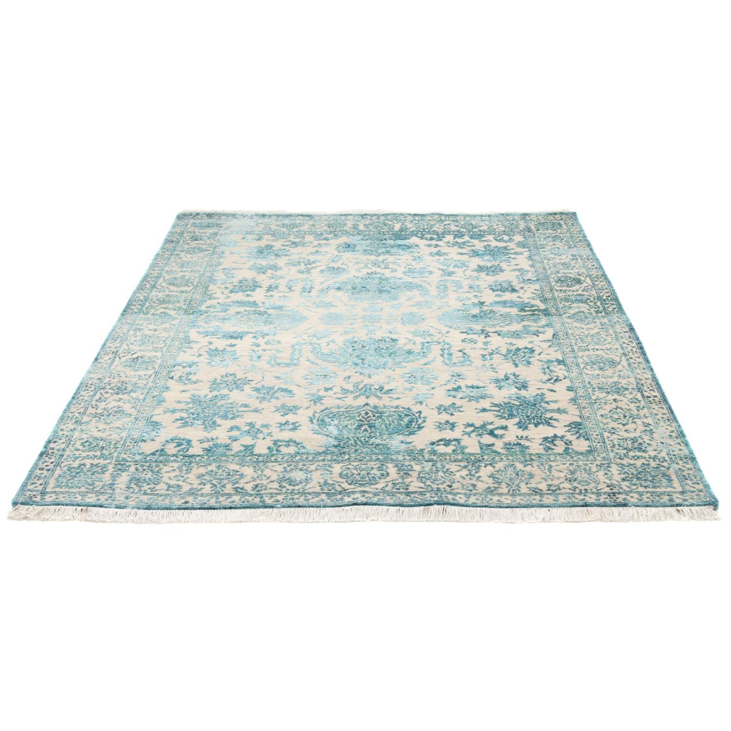 Alfombra de diseño - 188 x 136 cm - turquesa