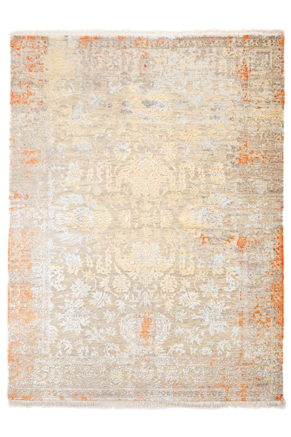 Alfombra de diseño - 203 x 153 cm - multicolor