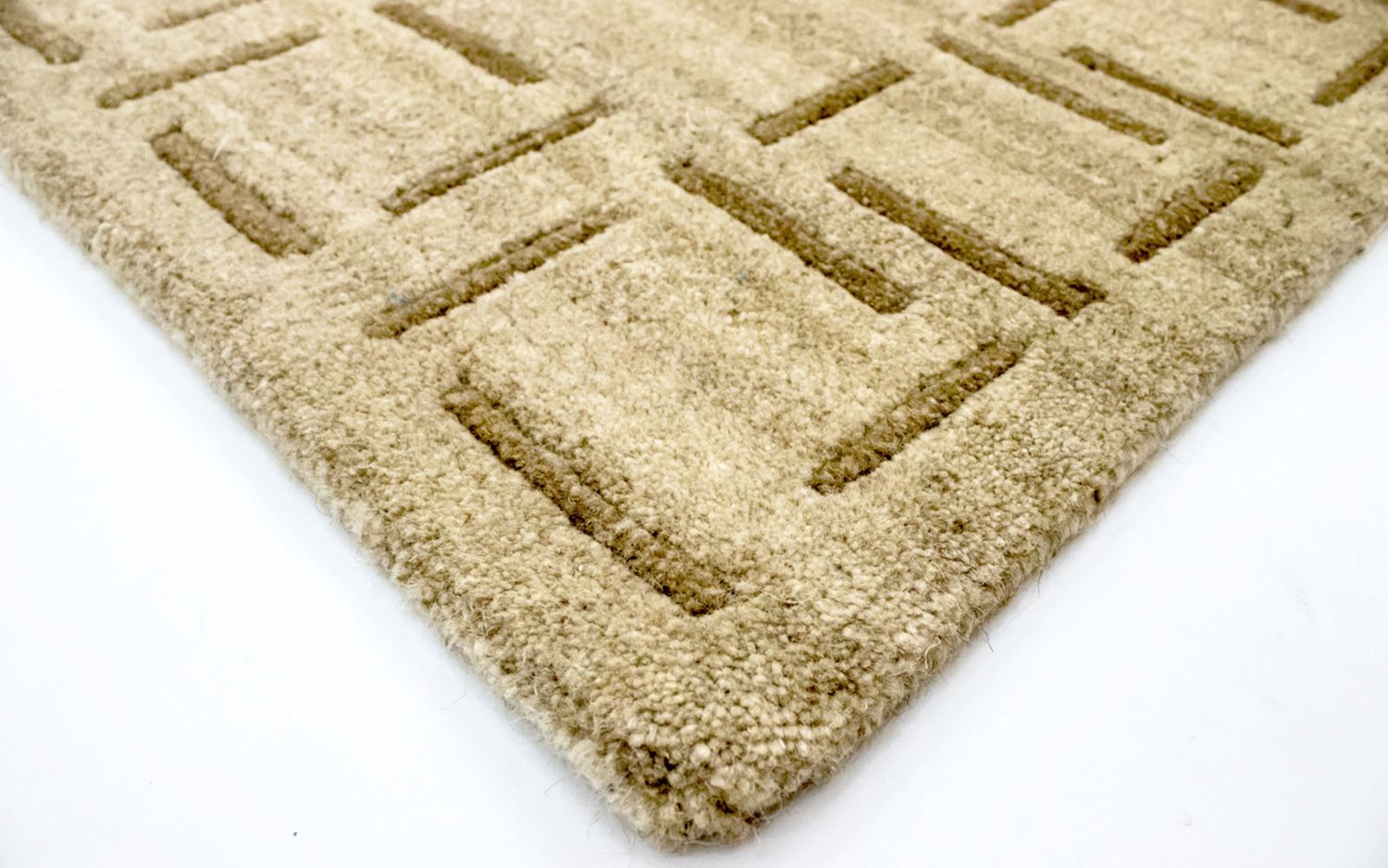 Alfombra de Nepal - 187 x 124 cm - beige