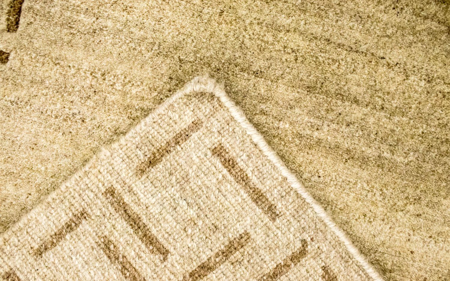 Alfombra de Nepal - 187 x 124 cm - beige