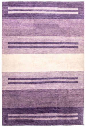 Alfombra Gabbeh - Indus - 301 x 196 cm - púrpura
