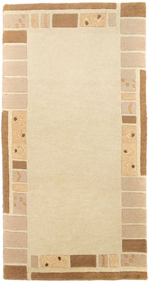 Alfombra de Nepal - 140 x 70 cm - beige