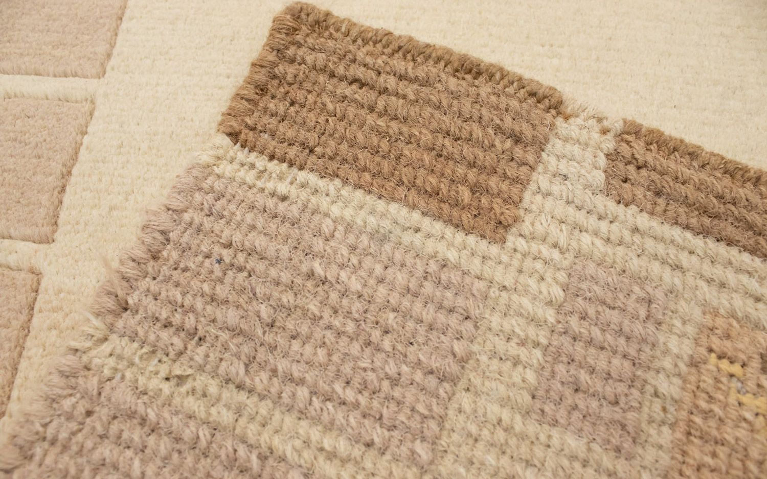 Alfombra de Nepal - 140 x 70 cm - beige