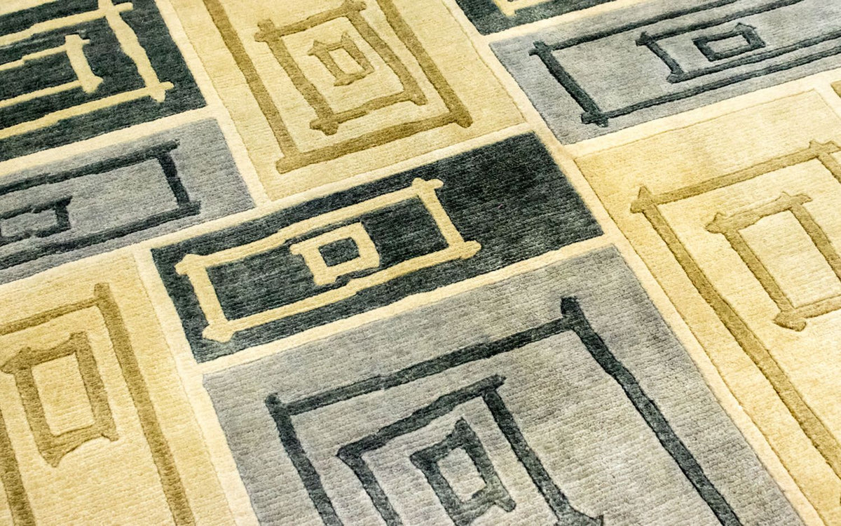 Alfombra de Nepal - 263 x 183 cm - colorido