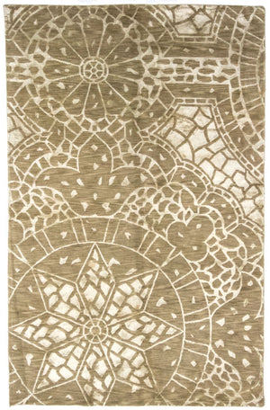 Alfombra de Nepal - 236 x 152 cm - marrón