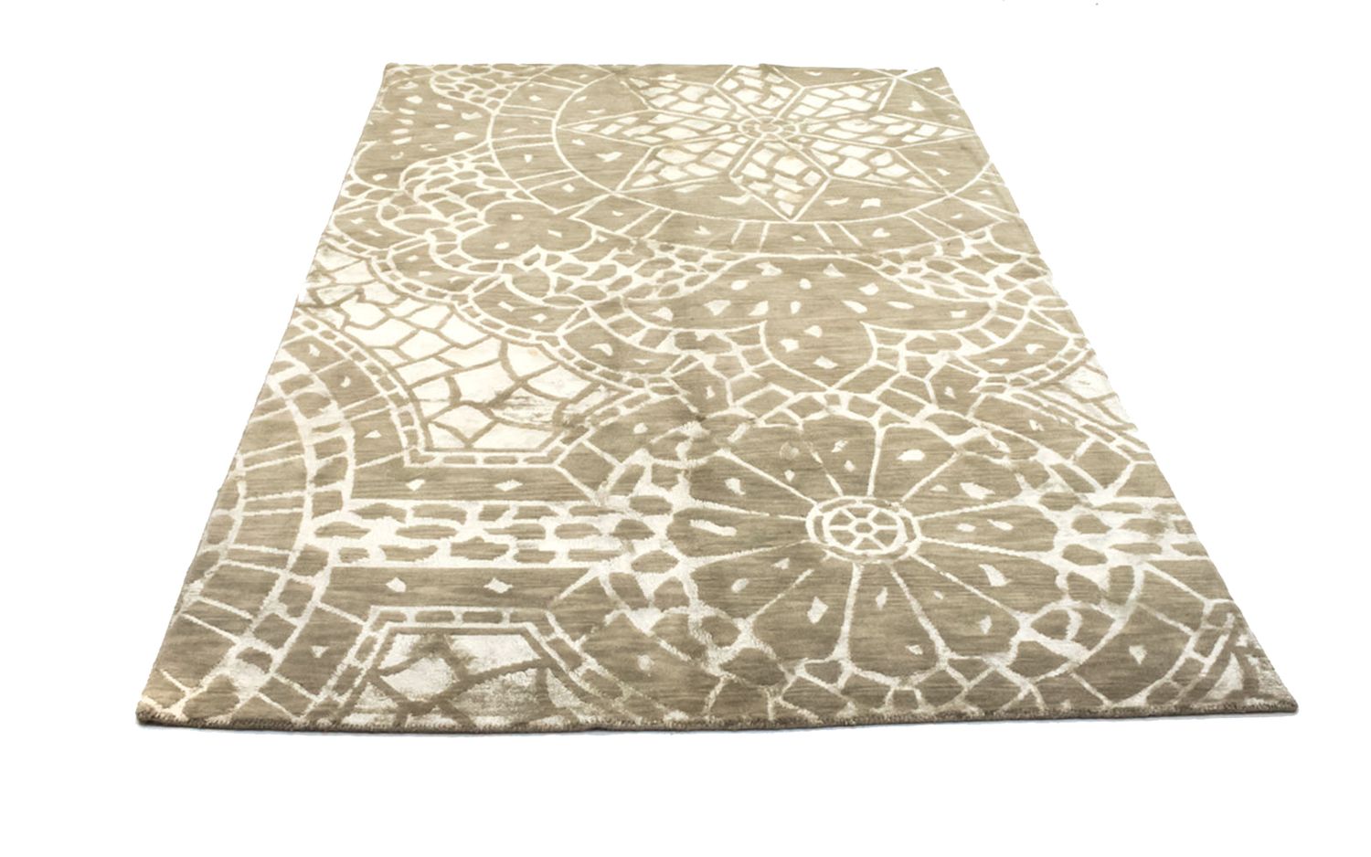 Alfombra de Nepal - 236 x 152 cm - marrón