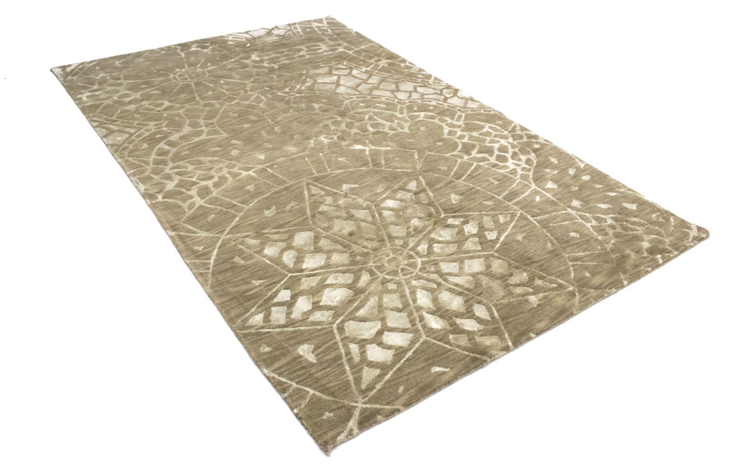 Alfombra de Nepal - 236 x 152 cm - marrón
