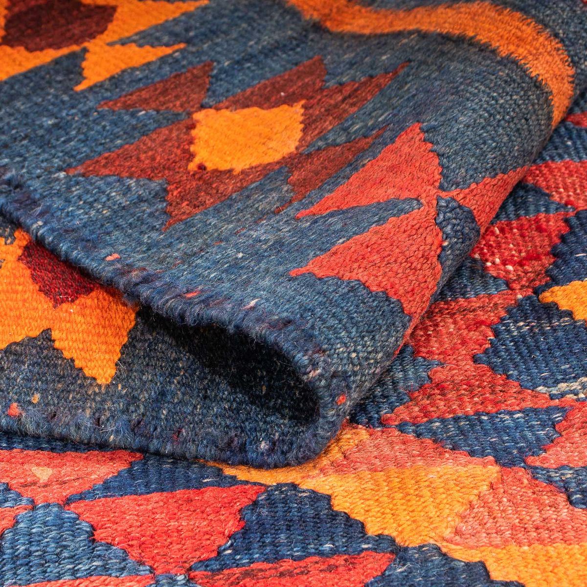 Alfombra de pasillo Alfombra Kelim - Antigua - 220 x 195 cm - multicolor