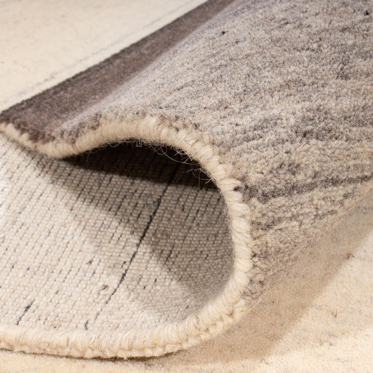 Alfombra Gabbeh - Loribaft Softy - 235 x 172 cm - beige