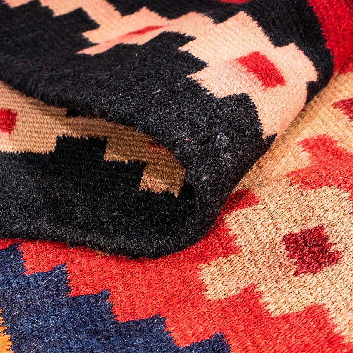 Alfombra de pasillo Alfombra Kelim - Antigua - 285 x 100 cm - multicolor