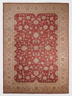 Alfombra Ziegler - 327 x 239 cm - rojo