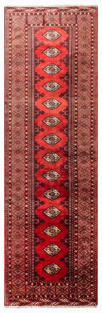 Alfombra de pasillo Alfombra Turkaman - 369 x 106 cm - rojo