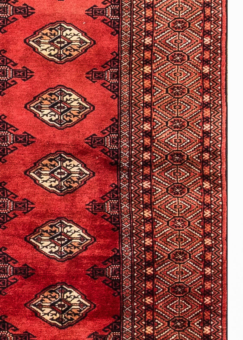 Alfombra de pasillo Alfombra Turkaman - 369 x 106 cm - rojo