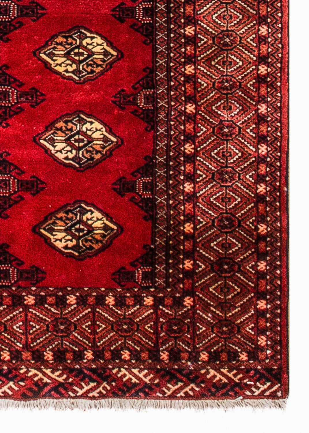 Alfombra de pasillo Alfombra Turkaman - 369 x 106 cm - rojo