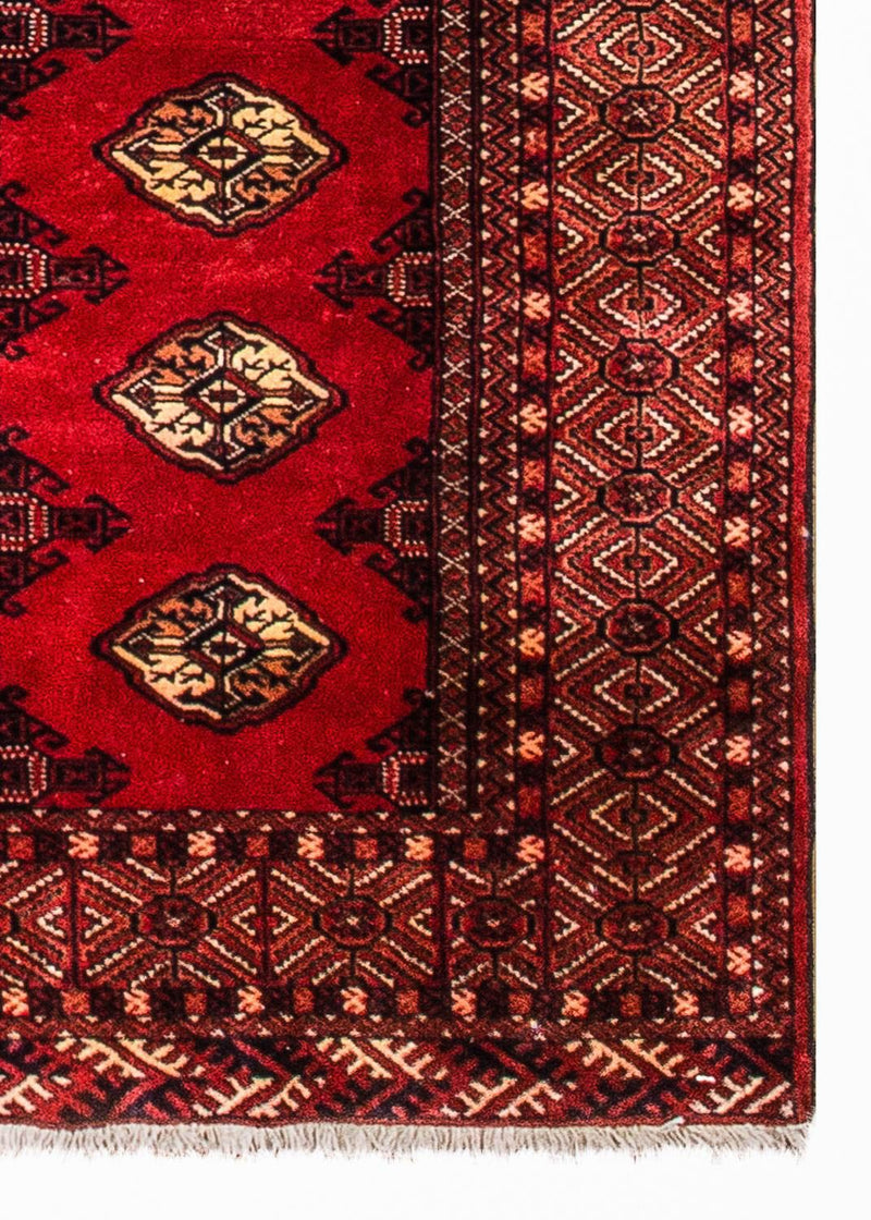 Alfombra de pasillo Alfombra Turkaman - 369 x 106 cm - rojo