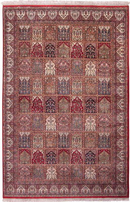 Alfombra oriental - 241 x 163 cm - multicolor