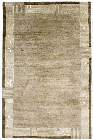 Alfombra de Nepal - 187 x 120 cm - natural