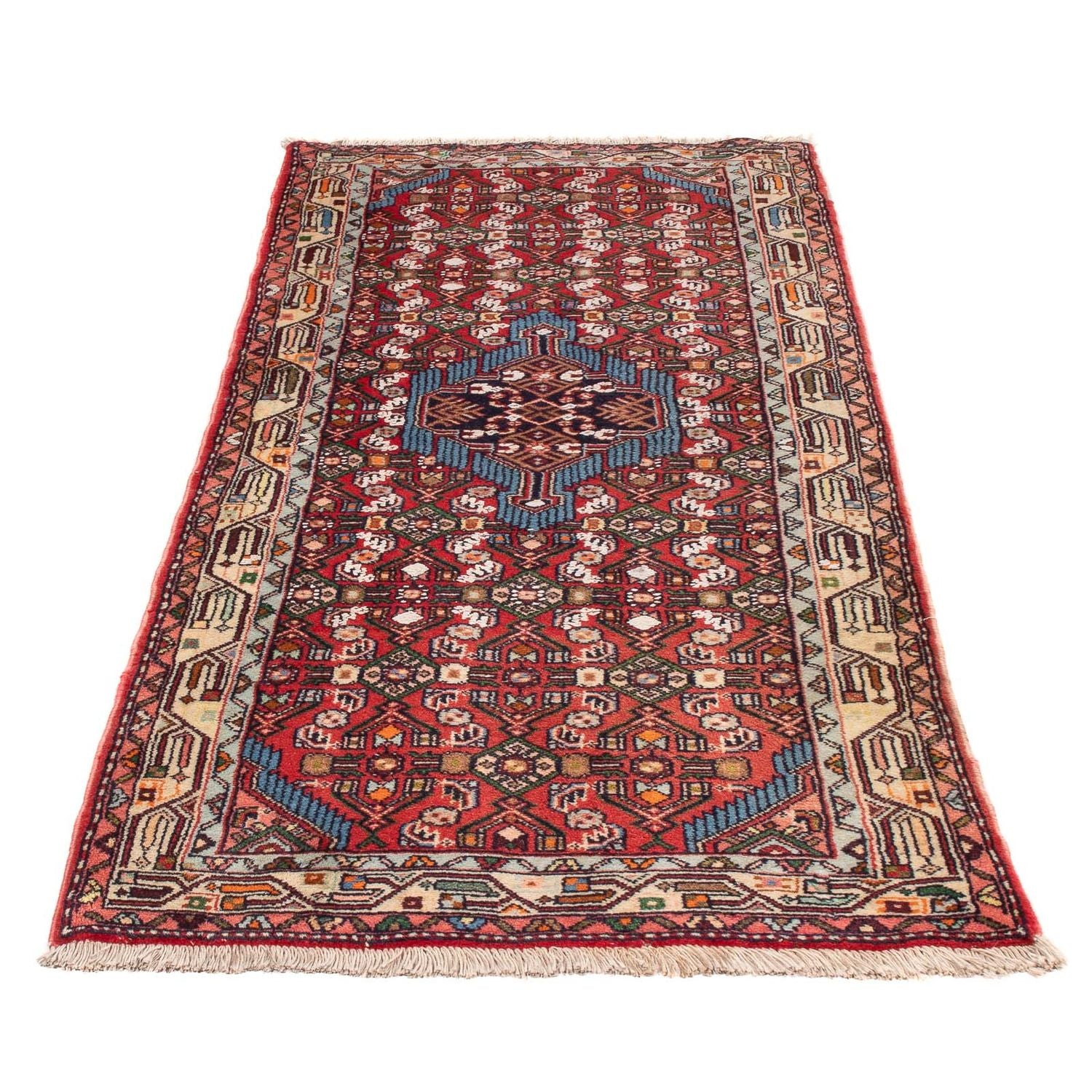 Alfombra de pasillo Alfombra persa - Nómada - 197 x 83 cm - rojo
