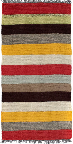 Alfombra de Nepal - 140 x 70 cm - multicolor
