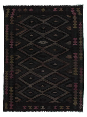 Alfombra Kelim - Splash - 230 x 168 cm - multicolor