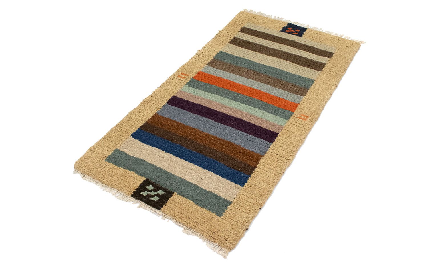 Alfombra de Nepal - 140 x 70 cm - multicolor