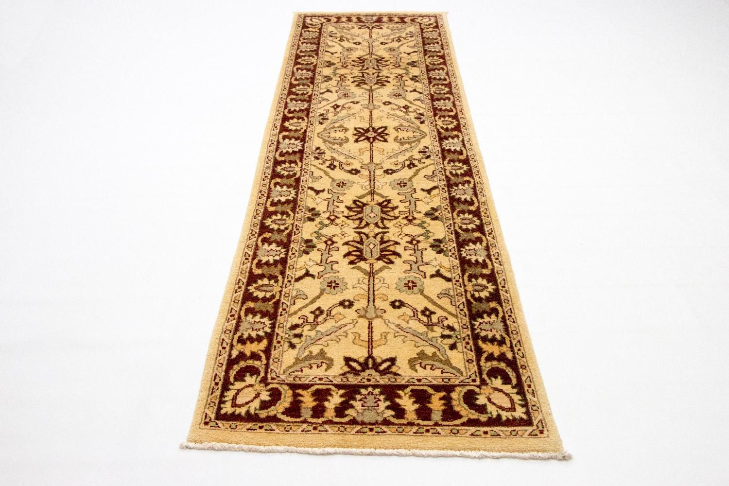 Alfombra de pasillo Alfombra Ziegler - 306 x 80 cm - amarillo
