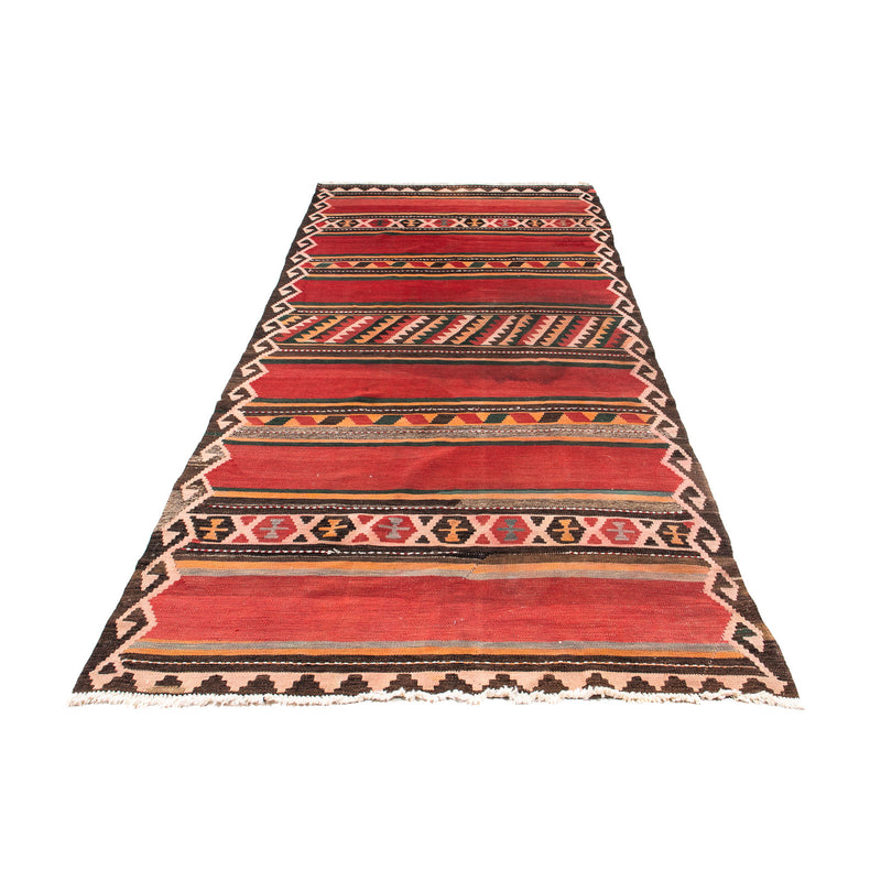 Alfombra de pasillo Alfombra Kelim - Antigua - 285 x 140 cm - multicolor