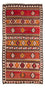 Alfombra de pasillo Alfombra Kelim - Antigua - 300 x 160 cm - multicolor