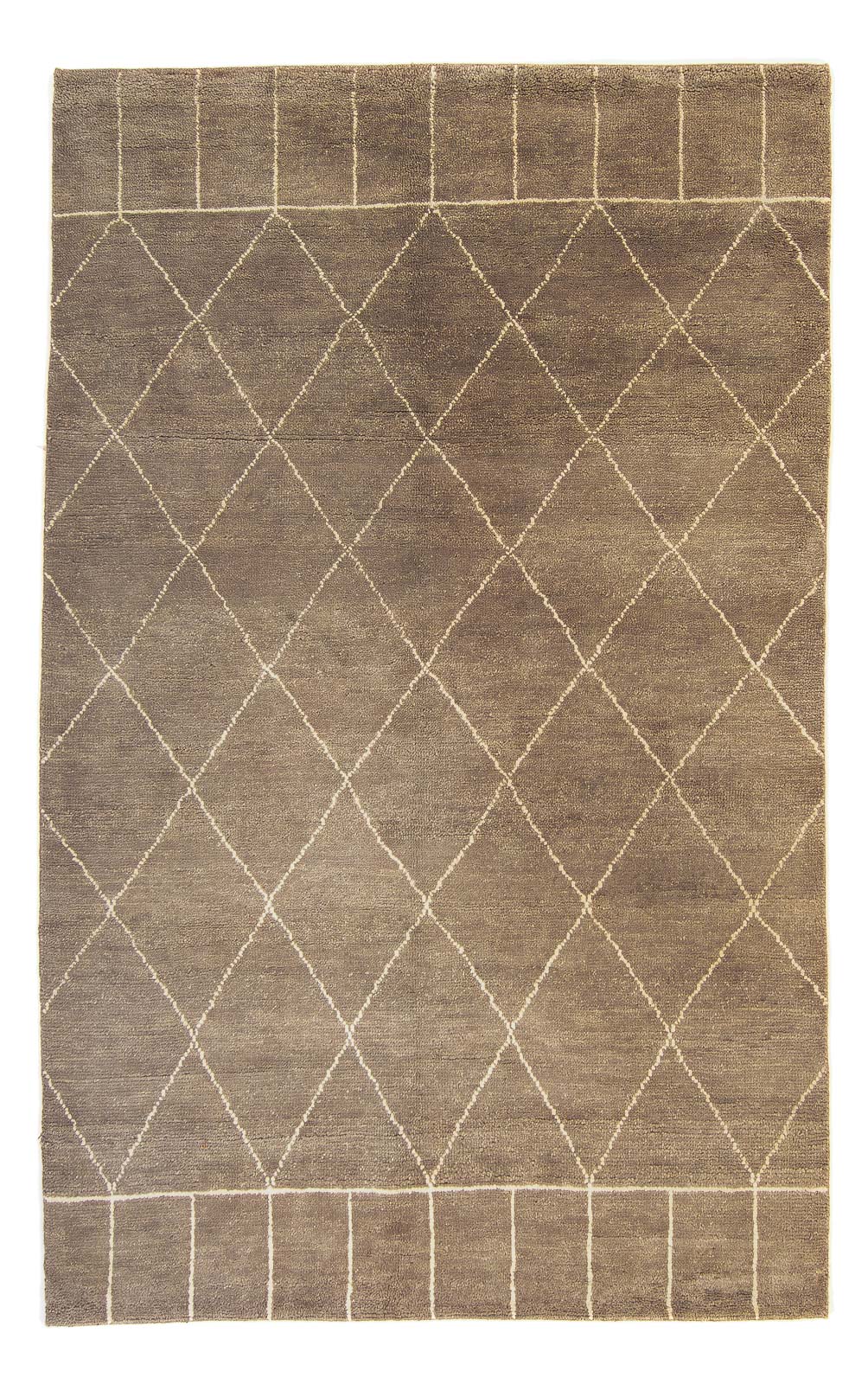 Alfombra de diseño - 240 x 160 cm - marrón oscuro