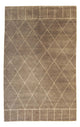 Alfombra de diseño - 240 x 160 cm - marrón oscuro