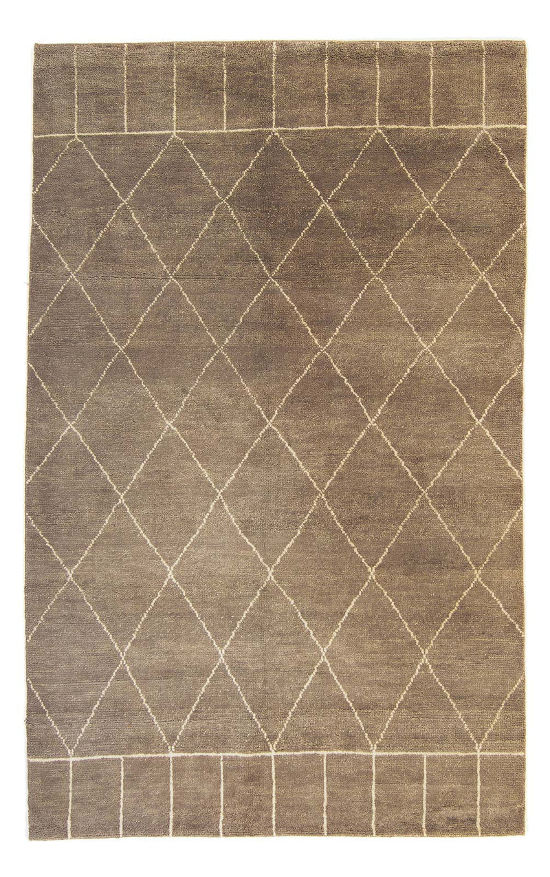 Alfombra de diseño - 240 x 160 cm - marrón oscuro
