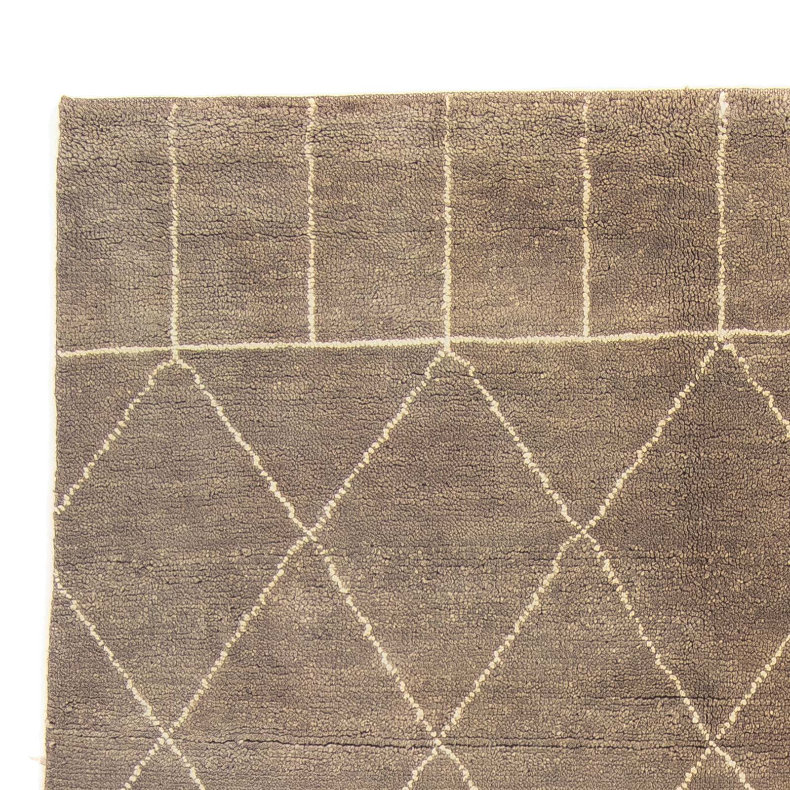 Alfombra de diseño - 240 x 160 cm - marrón oscuro