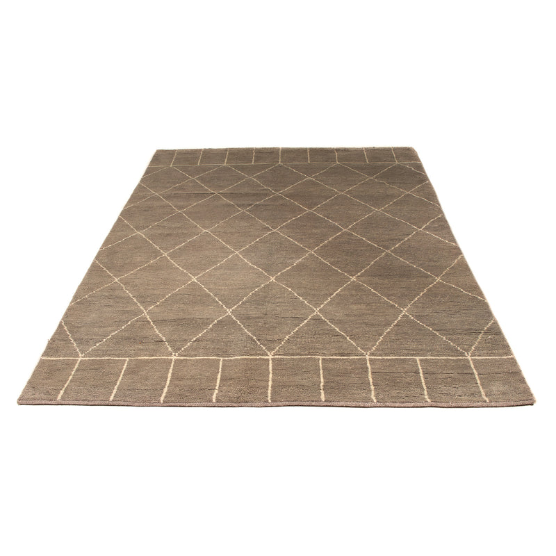 Alfombra de diseño - 240 x 160 cm - marrón oscuro