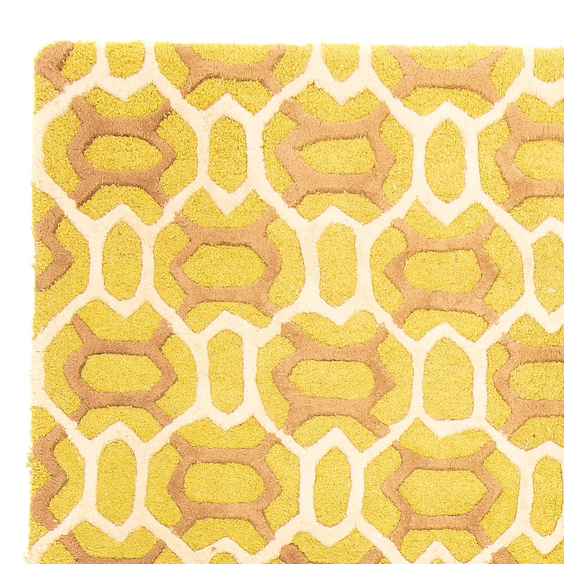 Alfombra de lana - 260 x 180 cm - amarillo