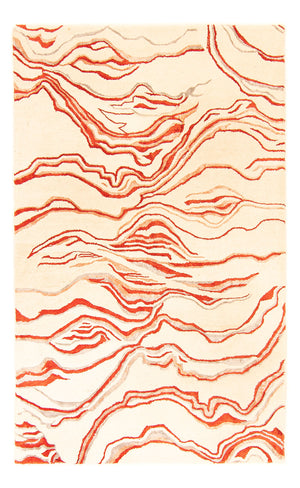 Alfombra de diseño - 244 x 151 cm - beige
