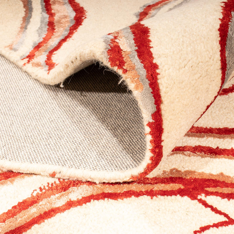 Alfombra de diseño - 244 x 151 cm - beige