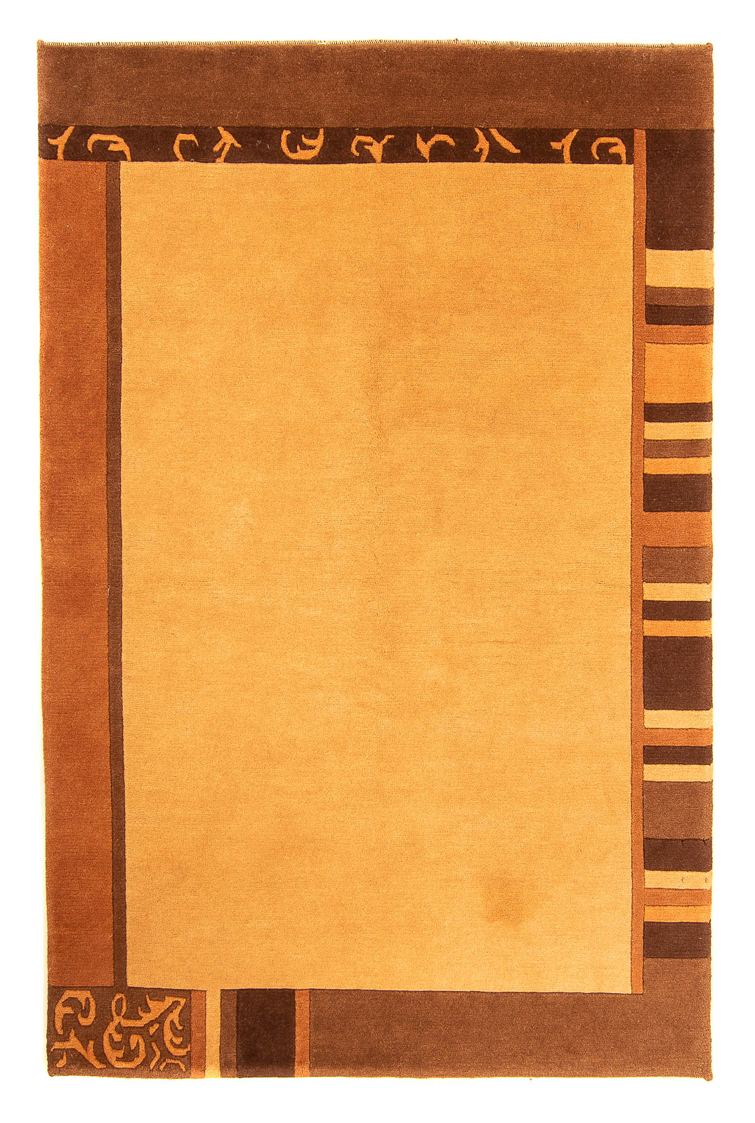 Alfombra de Nepal - 194 x 142 cm - marrón