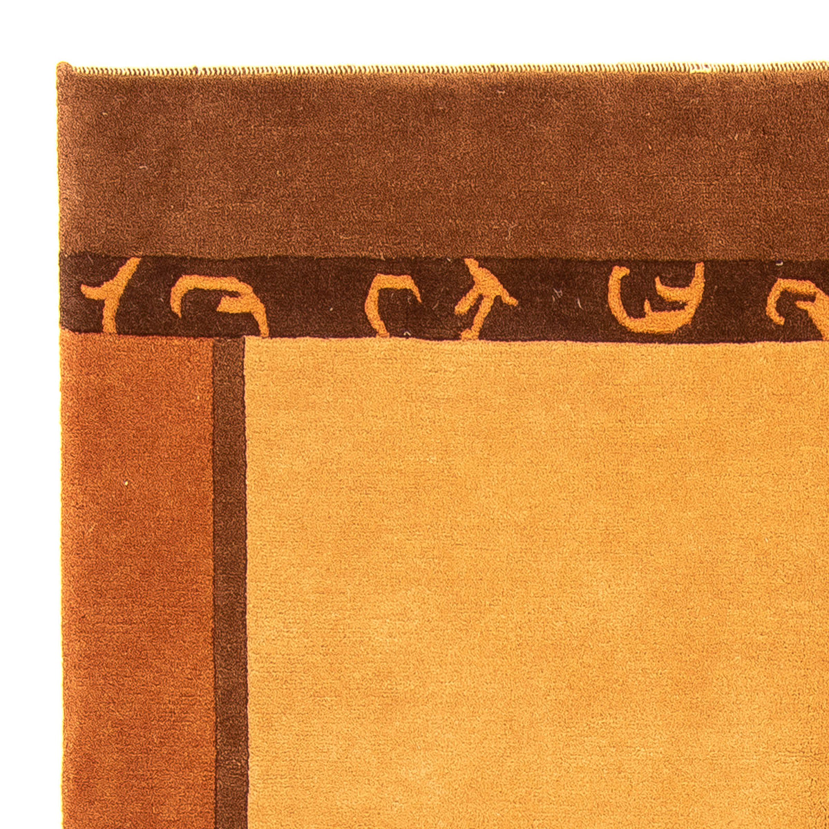 Alfombra de Nepal - 194 x 142 cm - marrón