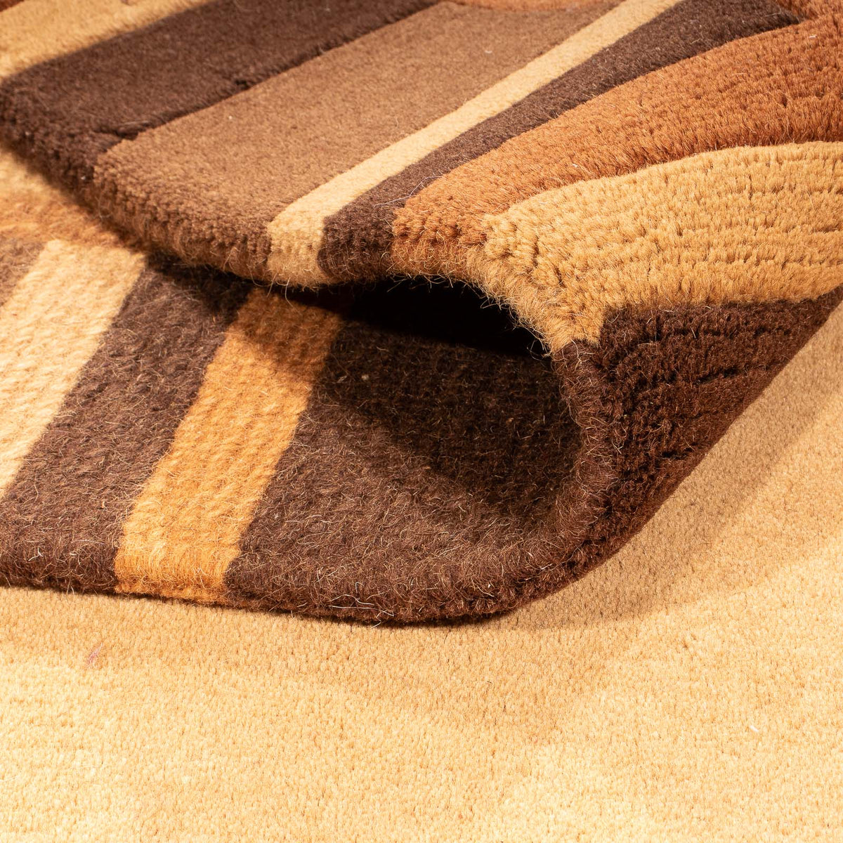 Alfombra de Nepal - 194 x 142 cm - marrón