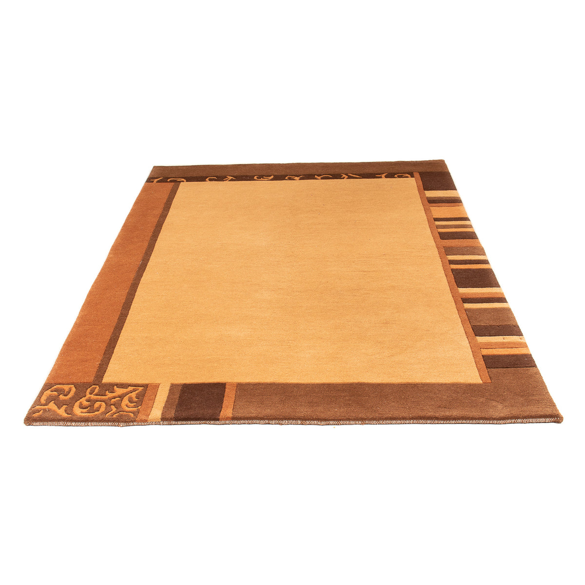 Alfombra de Nepal - 194 x 142 cm - marrón