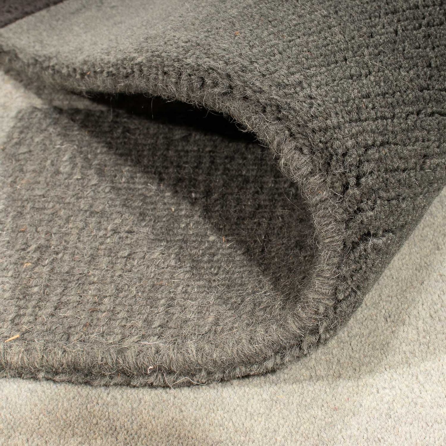 Alfombra de Nepal - 201 x 143 cm - gris
