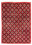 Alfombra bereber - 281 x 198 cm - rojo