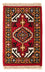 Alfombra oriental - 60 x 40 cm - rojo oscuro