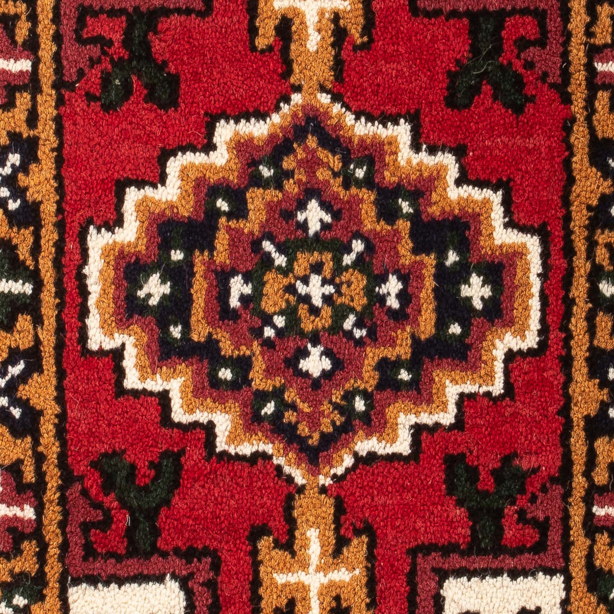 Alfombra oriental - 60 x 40 cm - rojo oscuro