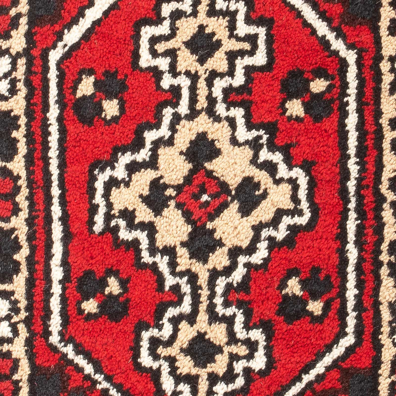 Alfombra oriental - 60 x 40 cm - rojo oscuro