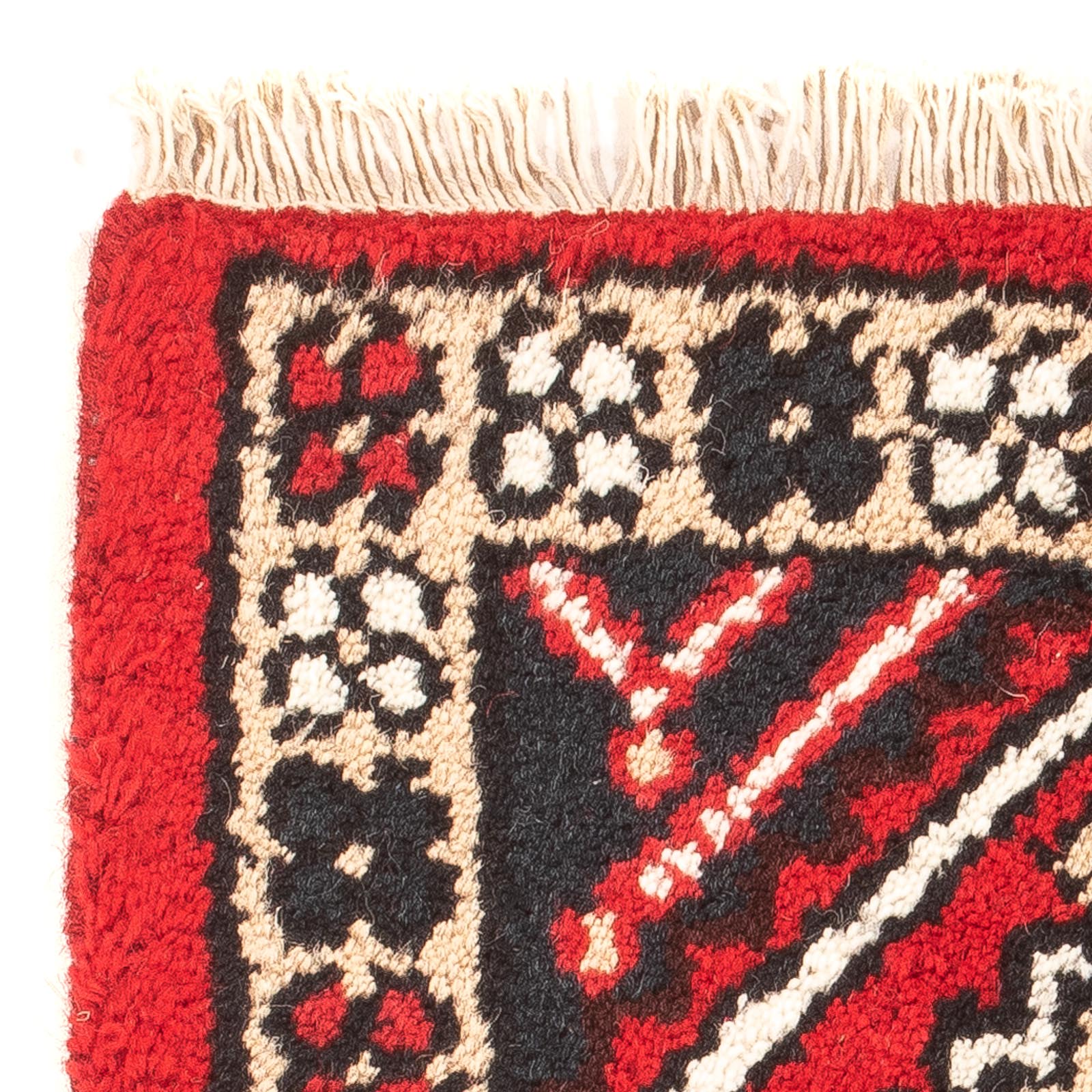 Alfombra oriental - 60 x 40 cm - rojo oscuro