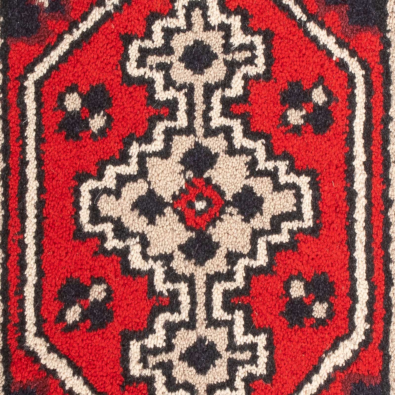 Alfombra oriental - 60 x 40 cm - rojo oscuro
