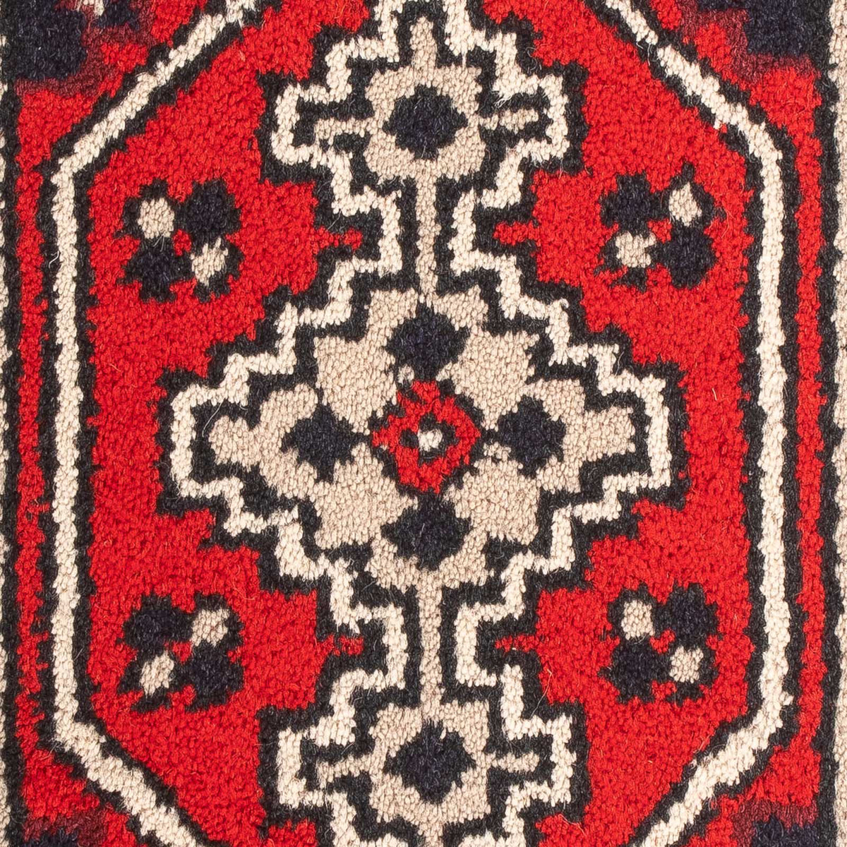Alfombra oriental - 60 x 40 cm - rojo oscuro