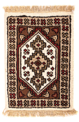 Alfombra oriental - 60 x 40 cm - beige